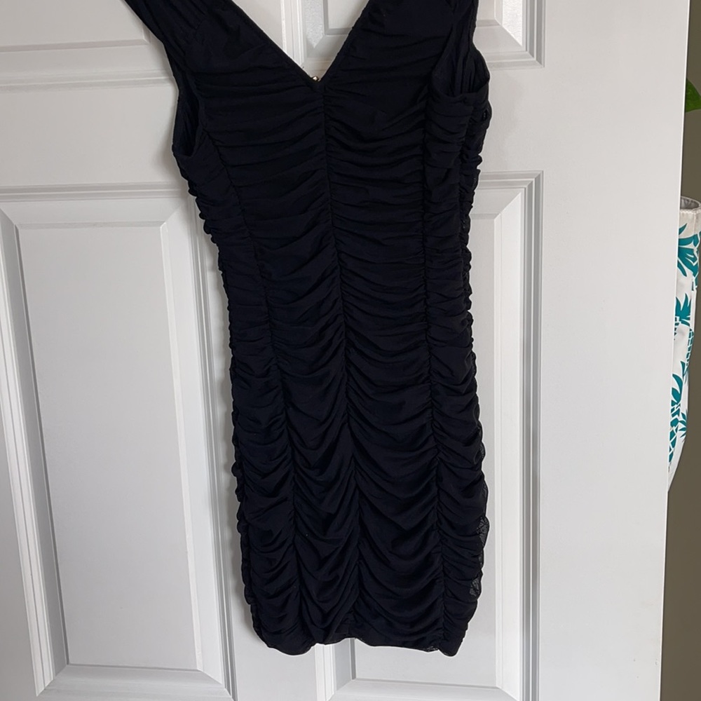 Bebe Rouched Mini Dress - Picture 2 of 4